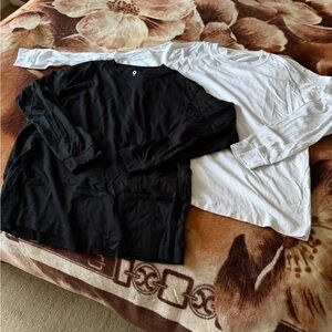 Men’s Bundle: Japanese Black and White Long Sleeve Tees